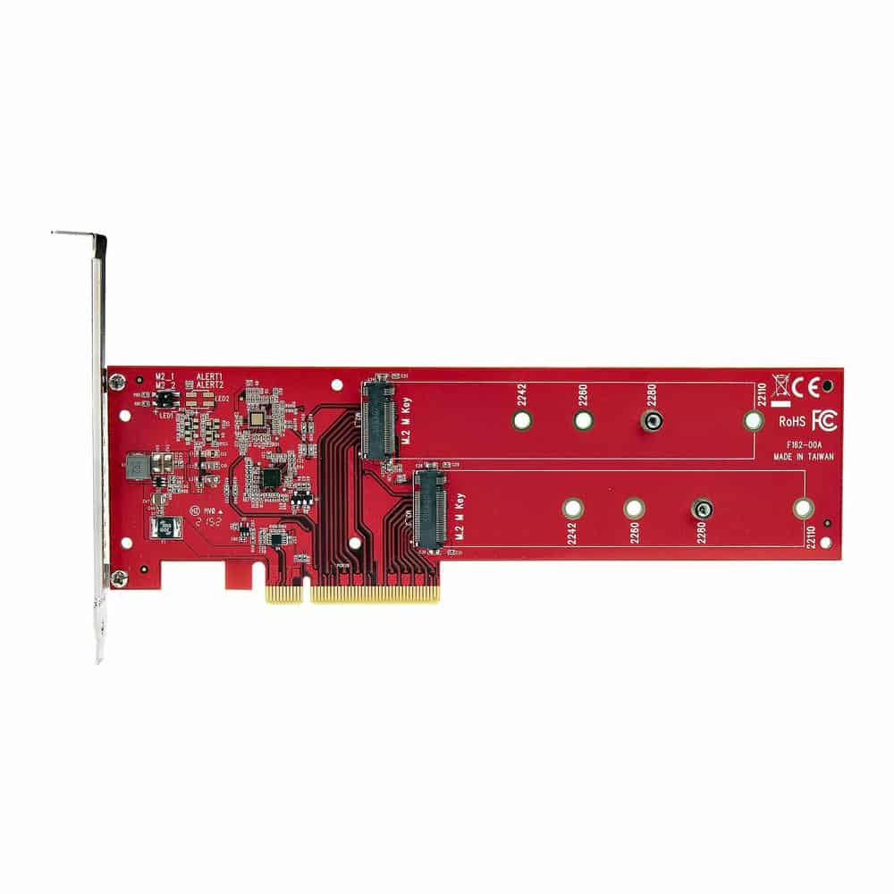 (image for) StarTech.com Dual M.2 PCIe SSD Adapter Card